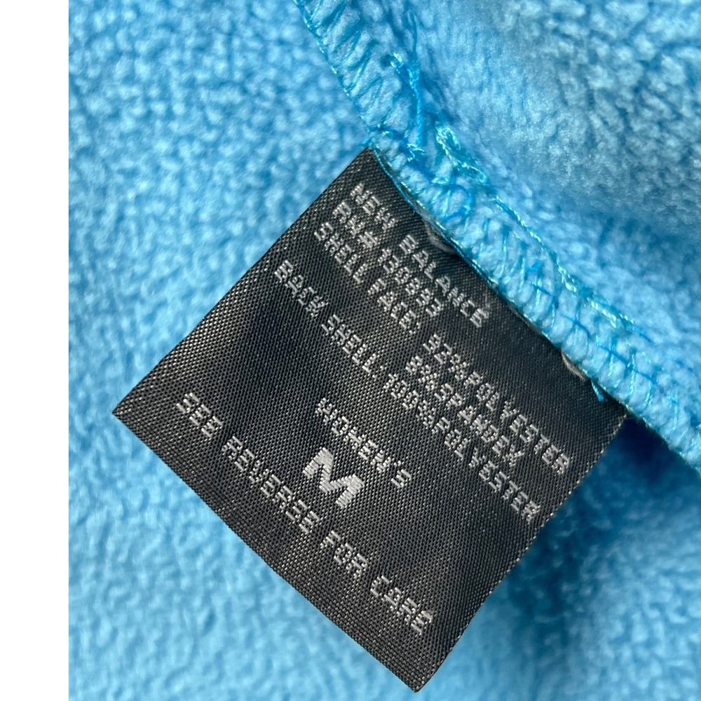 New Balance Women's Blue Softshell Hooded Jacket Fleece‎ Lined Size M - Picture 9 of 15